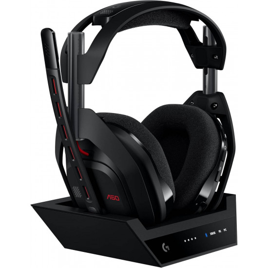 Astro A50 LIGHTSPEED Wireless Gaming Headset Gen5 + Base Station [PS5 - PC - PS4 - Xbox ] - Black